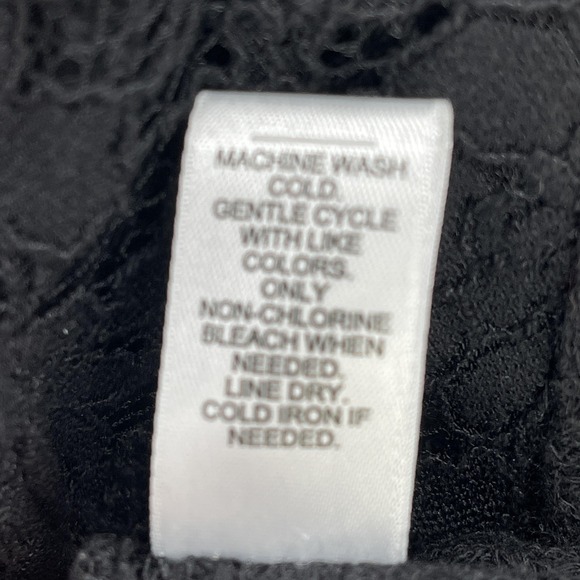 Cato Boho Blouse Women Black Lace Whimsigoth Dark Fairy Peasant Top Size 18/20W - Picture 7 of 10